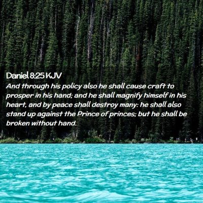 Daniel 8:25 KJV Free Bible Images