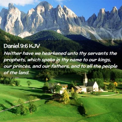 Daniel 9:6 KJV Free Bible Images