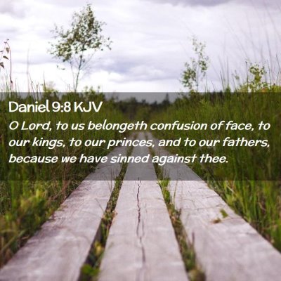 Daniel 9:8 KJV Free Bible Images