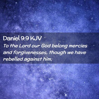 Daniel 9:9 KJV Free Bible Images