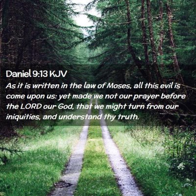 Daniel 9:13 KJV Free Bible Images