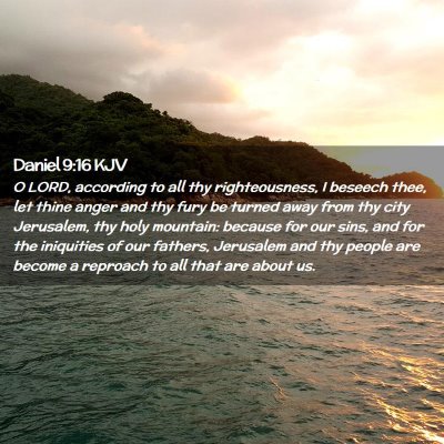 Daniel 9:16 KJV Free Bible Images