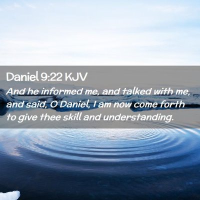 Daniel 9:22 KJV Free Bible Images