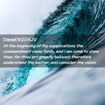 Daniel 9:23 KJV Free Bible Images