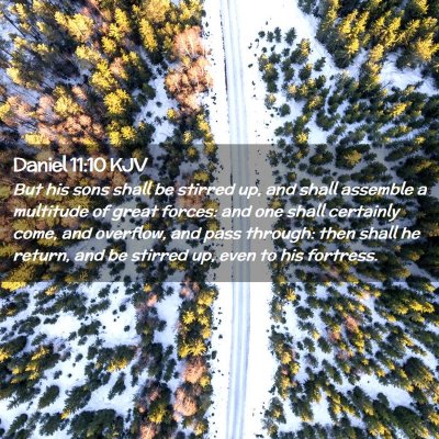 Daniel 11:10 KJV Free Bible Images