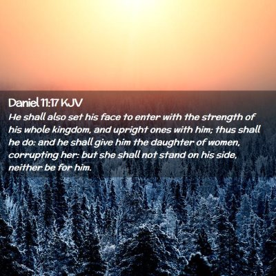 Daniel 11:17 KJV Free Bible Images