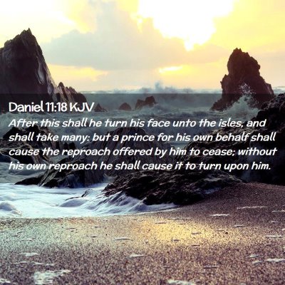 Daniel 11:18 KJV Free Bible Images