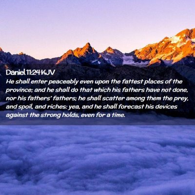 Daniel 11:24 KJV Free Bible Images