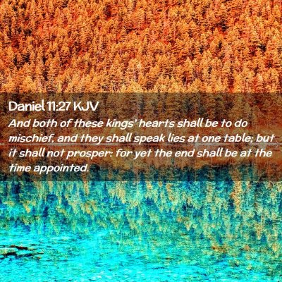 Daniel 11:27 KJV Free Bible Images