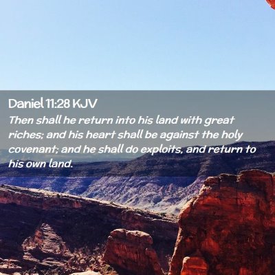 Daniel 11:28 KJV Free Bible Images