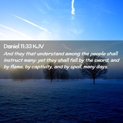 Daniel 11:33 KJV Free Bible Images