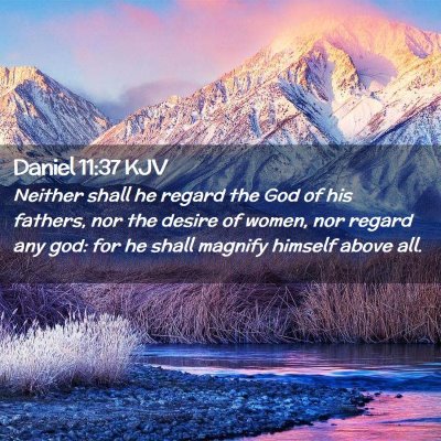 Daniel 11:37 KJV Free Bible Images