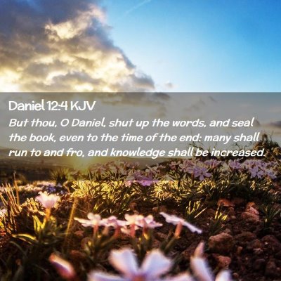 Daniel 12:4 KJV Free Bible Images