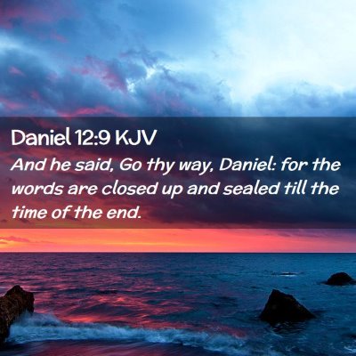 Daniel 12:9 KJV Free Bible Images