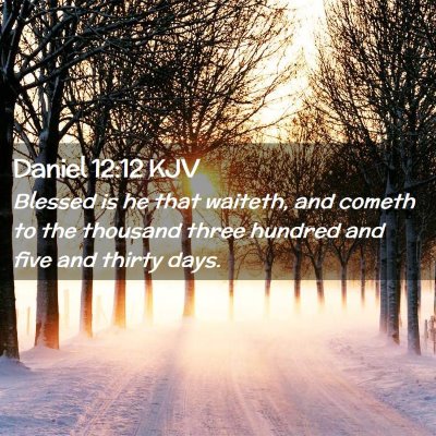 Daniel 12:12 KJV Free Bible Images