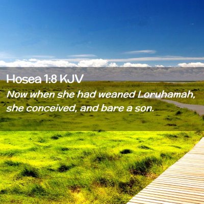 Hosea 1:8 KJV Free Bible Images