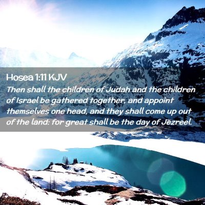 Hosea 1:11 KJV Free Bible Images