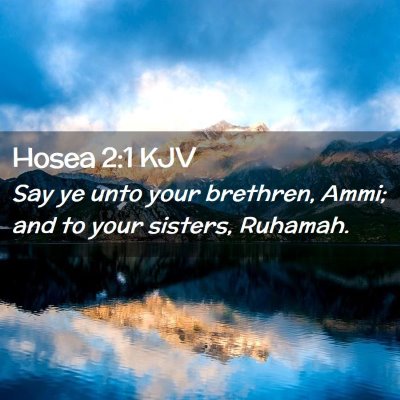 Hosea 2:1 KJV Free Bible Images