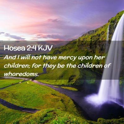 Hosea 2:4 KJV Free Bible Images