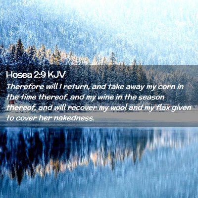 Hosea 2:9 KJV Free Bible Images