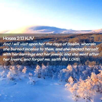 Hosea 2:13 KJV Free Bible Images