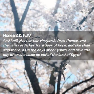 Hosea 2:15 KJV Free Bible Images