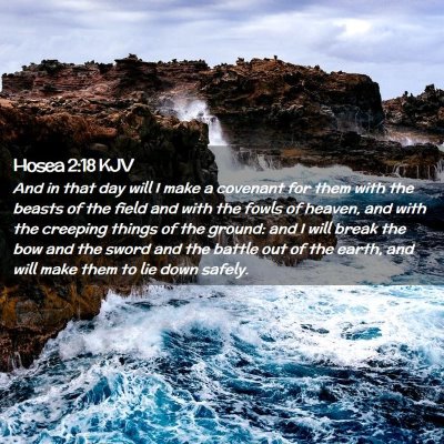 Hosea 2:18 KJV Free Bible Images