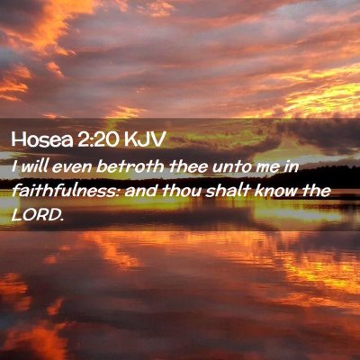 Hosea 2:20 KJV Free Bible Images