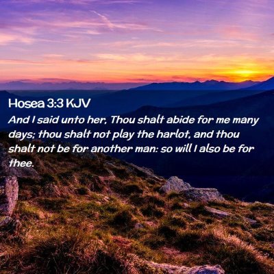 Hosea 3:3 KJV Free Bible Images