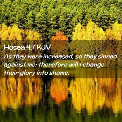 Hosea 4:7 KJV Free Bible Images