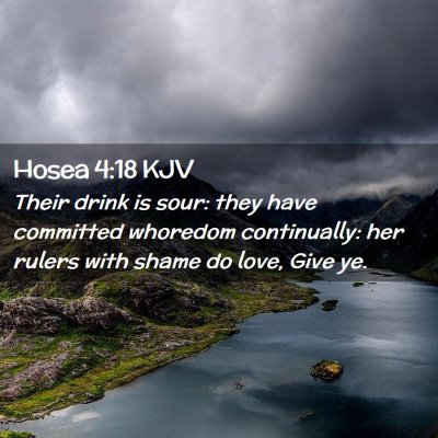 Hosea 4:18 KJV Free Bible Images