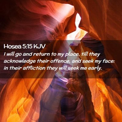 Hosea 5:15 KJV Free Bible Images