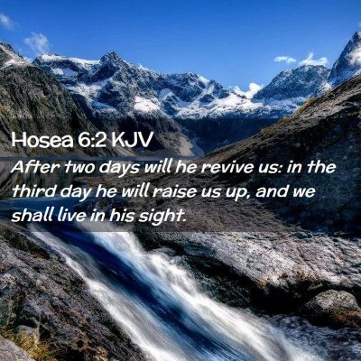 Hosea 6:2 KJV Free Bible Images