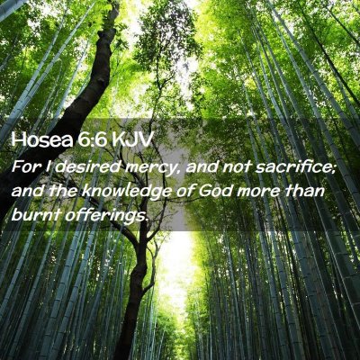 Hosea 6:6 KJV Free Bible Images