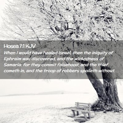 Hosea 7:1 KJV Free Bible Images