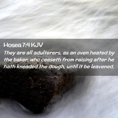 Hosea 7:4 KJV Free Bible Images