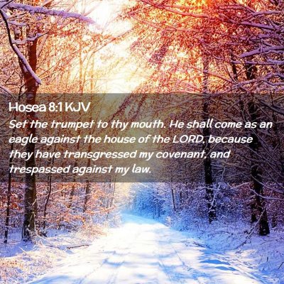 Hosea 8:1 KJV Free Bible Images