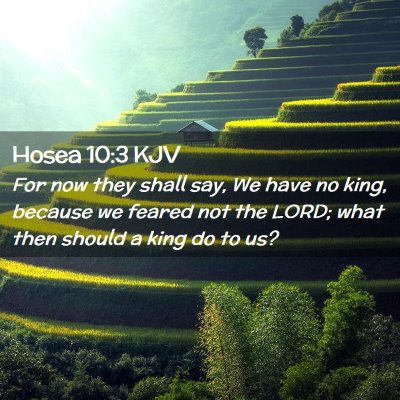 Hosea 10:3 KJV Free Bible Images