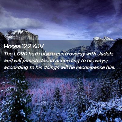 Hosea 12:2 KJV Free Bible Images