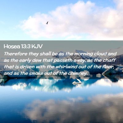 Hosea 13:3 KJV Free Bible Images