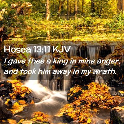 Hosea 13:11 KJV Free Bible Images