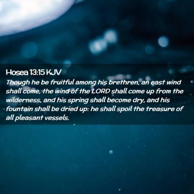 Hosea 13:15 KJV Free Bible Images