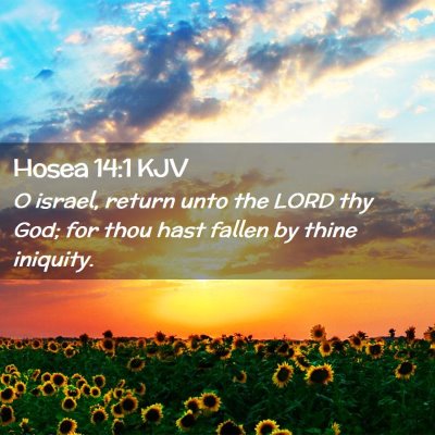 Hosea 14:1 KJV Free Bible Images