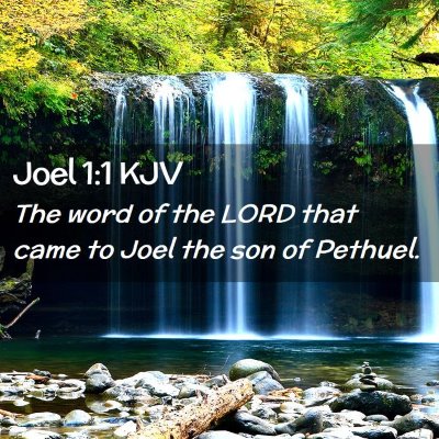 Joel 1:1 KJV Free Bible Images