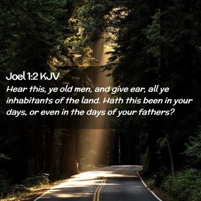 Joel 1:2 KJV Free Bible Images