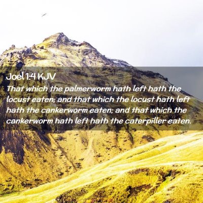 Joel 1:4 KJV Free Bible Images