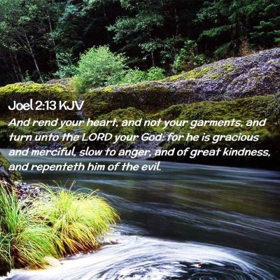 Joel 2:13 KJV Free Bible Images