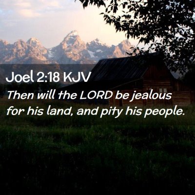 Joel 2:18 KJV Free Bible Images