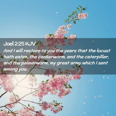 Joel 2:25 KJV Free Bible Images