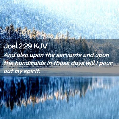 Joel 2:29 KJV Free Bible Images